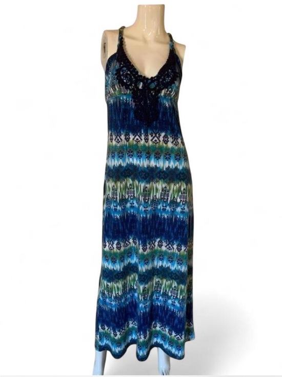 6 degrees Dresses & Skirts - 6 Degrees Blue & Green Maxi Dress